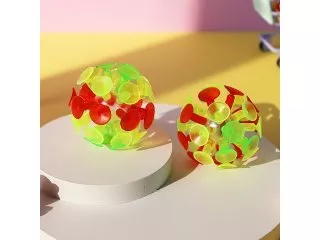 20Pcs Sucker Toy Ball Shaped Sucker Reaction Ability Perceive