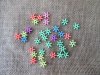 1200 Colorful Snowflake Shaped Plastic Beads DIY Jewellery Makin
