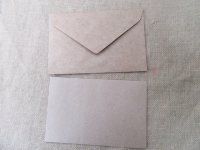 50Sets Brown Blank DIY Kraft Envelopes & Cards Wedding Party