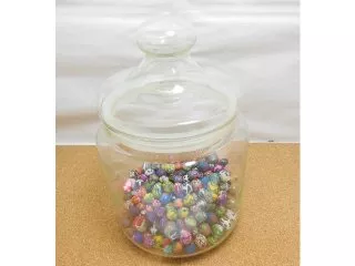 1X Wedding Event Lolly Candy Buffet Apothecary Jar 21.5cm High
