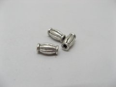 100pcs Metal Open Wave Tube Spacer Beads yw-ac-mt9