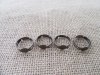 100Pcs Round Adjustable RING Blank Bases Jewelry Finding 8mm dia