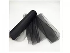 1Roll x 26M Organza Tulle Roll Wedding Decoration - Black 1Roll x 26M Organza Tulle Roll Wedding Decoration - Black