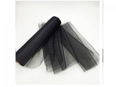 1Roll x 26M Organza Tulle Roll Wedding Decoration - Black 1Roll x 26M Organza Tulle Roll Wedding Decoration - Black