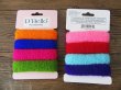 1Sheet x 4pcs Elastic Hair Bands Scrunchies Hair Ties Mixed
