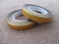 4Rolls x 25Yds Golden Floral Stem Wrap Florist Tape 12mm Wide