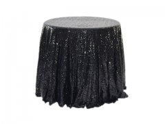 1Pc Black Sequin Table Cloth Cover Backdrop Wedding Party 1Pc Black Sequin Table Cloth Cover Backdrop Wedding Party