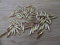 500Pcs Golden Plated Faux Rice Beads Loose Beads 6x27mm 500Pcs Golden Plated Faux Rice Beads Loose Beads 6x27mm