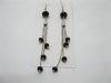 2x12Pairs Glass Hoog Earrings 10cm long