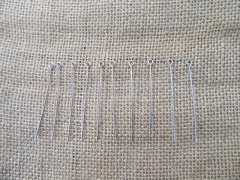 250g (Approx 1300pc) Nickel Plated Eye Pins Jewelry Making