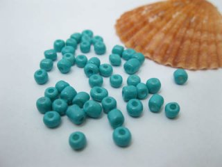1Bag X 5000Pcs Opaque Glass Seed Beads 3.5-4mm Turquoise