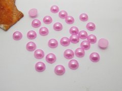 5000Pcs 6mm purple Semi-Circle Simulated Pearl Bead Flatback 5000Pcs 6mm purple Semi-Circle Simulated Pearl Bead Flatback