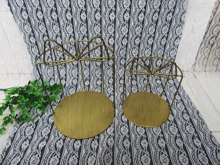 (image for) 1Set 2in1 Golden Cake Stands Holder Wedding Party Table Decor