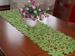 1Pc New Floral Table Runner For Dining Table Home Decor (image for) 1Pc New Floral Table Runner For Dining Table Home Decor