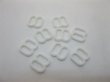 (image for) 500Pcs White Garter & Bra Strap Sliders 6mm
