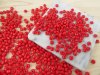 3000Pcs Flat Round Faceted Spacer Beads 6x4mm - Red