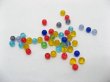 (image for) 1000gram 4mm Round Plastic Beads Mixed Color