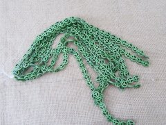 10Strands x 26Pcs Green Peace Gemstome Beads 15x3mm 10Strands x 26Pcs Green Peace Gemstome Beads 15x3mm