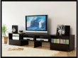 (image for) 1X Black Lowline TV Stand Entertainment Unit Cabinet Drawer