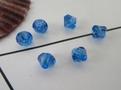 (image for) 3600 Blue Faceted Bicone Beads Jewellery Finding 8mm be-ac108