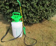 1X 5Litre White Backpack Pressure Water Garden Sprayer