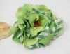60Pcs Checkered Green Artificial Rose Flower Head Buds