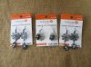 12Pcs (6prs) Vintage Spider and Webb Earrings Party Pretend Play