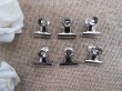 (image for) 50Pcs Bulldog Clips Letter Paper Clips Grip Clips 30mm
