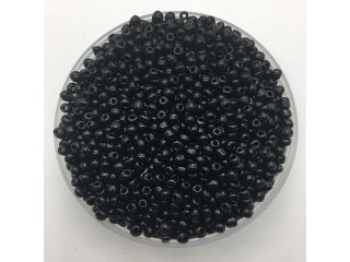 1Bag X 5000Pcs Opaque Glass Seed Beads - Black