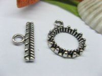 50sets Metal Dotted Toggle Clasp yw-ac-tc116