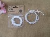 20Pcs x 1m White Waxen Strings DIY Craft Jewlery Rope 2mm Dia