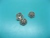 100 Antique Silver Flower Bead Caps 17mm ac-bc55 100 Antique Silver Flower Bead Caps 17mm ac-bc55