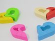 36Pkts x 2Pcs Novelty Heart Shape Erasers Mixed Colour (image for) 36Pkts x 2Pcs Novelty Heart Shape Erasers Mixed Colour