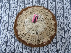 1X Crochet Knit French Beret Beanie Hat 1X Crochet Knit French Beret Beanie Hat