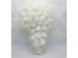 (image for) 1X Artificial White Rose Wedding Bridal Teardrop Bouquet w/Powde