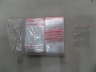500 Zip Lock Plastic Bags 6x8cm Size Resealable