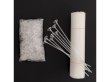 (image for) 100Sets Clear Plastic Balloon Sticks Holders with Cups