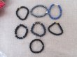(image for) 12Pcs Elastic Gemstone Beaded Bracelets Mixed Color
