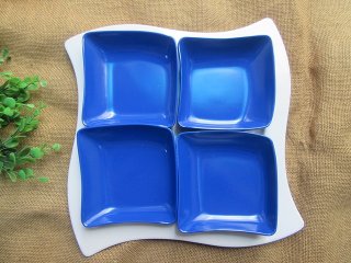 (image for) 3Set x 5Pcs Wave Serving Dish Platter Holders Snack Salad Plate