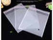 1000 Clear Self-Adhesive Seal Plastic Bags 22x20cm (image for) 1000 Clear Self-Adhesive Seal Plastic Bags 22x20cm