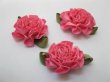 (image for) 200 Deep Pink Hand Craft Carnation Embellishments