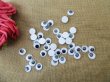 10Packs x 40Pcs Self Adhensive Black Joggle Eyes/Movable Eyes (image for) 10Packs x 40Pcs Self Adhensive Black Joggle Eyes/Movable Eyes