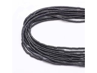 (image for) 6Card Wave Tube Etc Hematite Loose Spacer Beads for Jewelry Maki