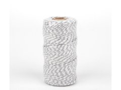 (image for) 100Yards Gray Cotton Bakers Twine String Cord Rope Craft 2mm
