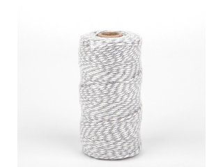 100Yards Gray Cotton Bakers Twine String Cord Rope Craft 2mm