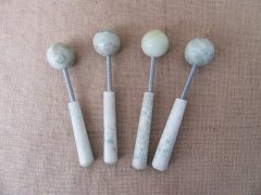 (image for) 4X Body Massage Stone Ball Spring Knock Back Hammer