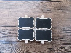 22Pkts X 4Pcs Blackboard Chalkboard Tag Clothes Pins 22Pkts X 4Pcs Blackboard Chalkboard Tag Clothes Pins