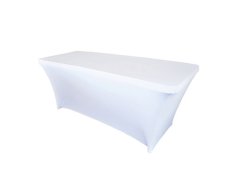 (image for) 1Pc Stretch Spandex Table Cloth Rectangular Protector Cover