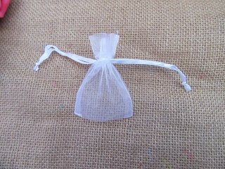 98Pcs White Drawstring Jewelry Gift Pouches 7x5cm jew-b-ch370 (image for) 98Pcs White Drawstring Jewelry Gift Pouches 7x5cm jew-b-ch370