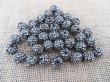 (image for) 200Pcs Shiny Silver Color Round Plastic Beads 14mm Dia.